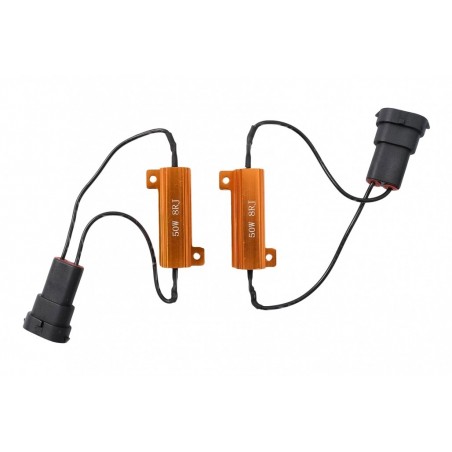 Lemputės rezistoriai 50W 8RJ CanbusModule Anti Error Dashboard Error Adapter Canceler Set