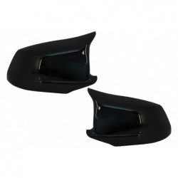 Veidrodžių dangteliai tinka BMW 5 serijos F10 F11 F18 Non LCI (07.2010-2013) Piano Black M Design