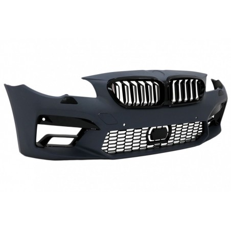 Priekinis buferis su centrinėmis grotelėmis tinka BMW 5 serijos F10 F11 (2011-2017) M5 2020 Style
