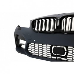 Priekinis buferis su centrinėmis grotelėmis tinka BMW 5 serijos F10 F11 (2011-2017) M5 2020 Style