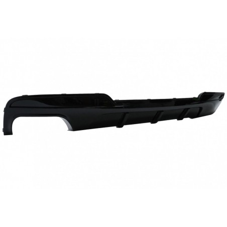Kairysis dvigubas oro difuzorius tinka BMW 5 serijos F10 F11 Sedan Touring (2011-2017) M-Performance Design Piano Black