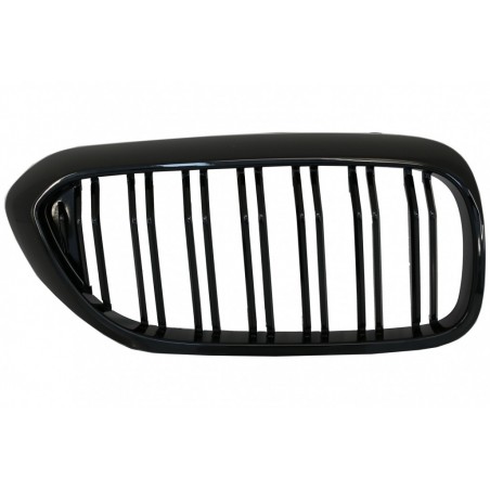 Central Kidney Grilles suitable for BMW 5 Series G30 G31 Sedan Touring (2017-up) Double Stripe M Design Piano Black