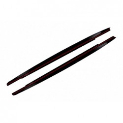Side Skirts Extension suitable for BMW 5 Series G30 Limousine G31 Touring (2017-up) M Design Piano Black