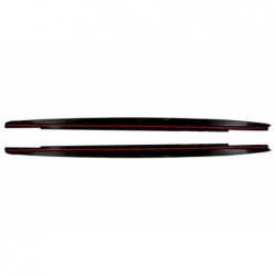 Side Skirts Extension suitable for BMW 5 Series G30 Limousine G31 Touring (2017-up) M Design Piano Black