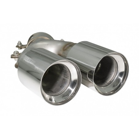 Exhaust Muffler Tips suitable for BMW 5 Series G30 G31 G38 6 Series G32 (2016-2020) 540i Design Chrome