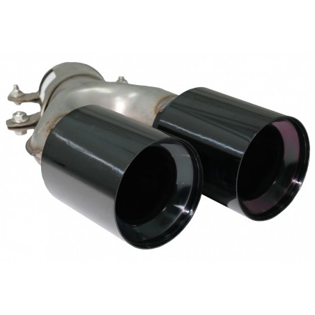 Exhaust Muffler Tips suitable for BMW 5 Series G30 G31 G38 (2016-2020) 6 Series G32 (2016-2020) 540i Design Black
