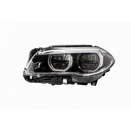Full LED Angel Eyes priekiniai žibintai, tinkami BMW 5 serijos F10 F11 LCI (2014-2017)
