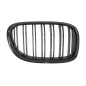 Centrinės inkstų grotelės, tinkamos BMW 7 serijos F01 F02 F03 (2008-2015) Double Stripe M Design Piano Black