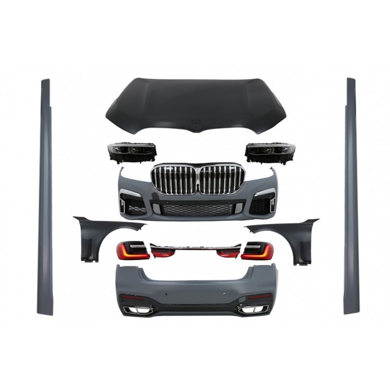 Body Kit suitable for BMW 7 Series G12 (2015-2019) Conversion to G12 LCI 2020 Design