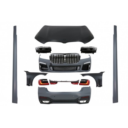 Body Kit suitable for BMW 7 Series G12 (2015-2019) Conversion to G12 LCI 2020 Design