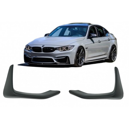 Front Bumper Spoiler Splitters Flaps suitable for BMW F80 M3 F82/F83 M4 (2014-2019)