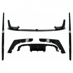 Aero Body Kit priekinio buferio lūpa ir oro difuzorius tinka BMW F80 M3 Sedan F82 M4 Coupe (2014-2019) M Sport Design Piano Blac