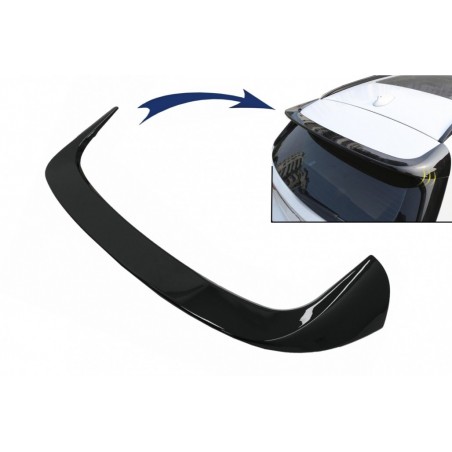 Roof Spoiler Wing suitable for BMW X1 SUV F48 Pre-LCI (06.2015-2019) AC Style Piano Black
