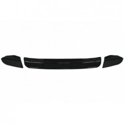 Front Bumper Spoiler Lip suitable for BMW X4 G02 (2018-Up) Piano Black