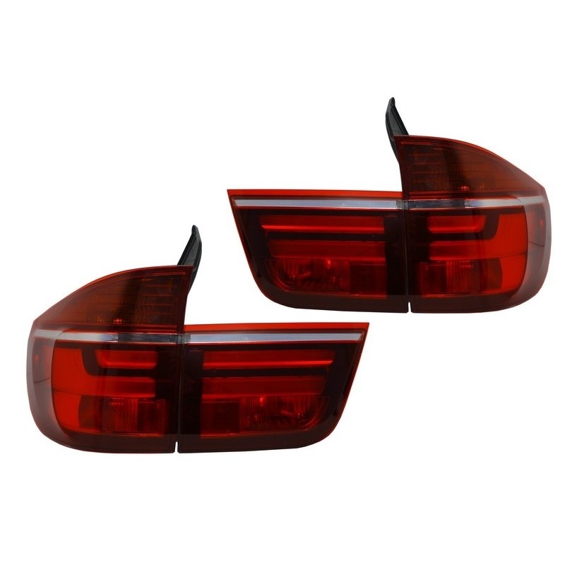 LED Taillights suitable for BMW X5 E70 (2007-2010) Light Bar LCI Facelift Design
