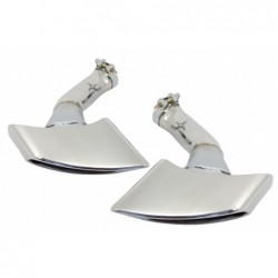 Exhaust Muffler Tips suitable for BMW X6 E71 (2008-2014) V8 Design