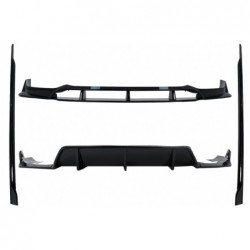 Aero Body Kit suitable for BMW X6 G06 (10.2019-03.2023) M-Tech Black Knight Design Piano Black