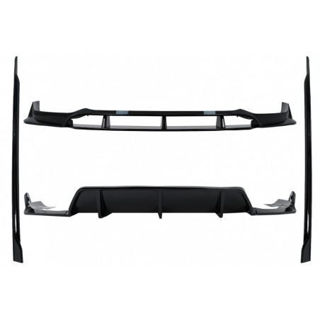 Aero Body Kit suitable for BMW X6 G06 (10.2019-03.2023) M-Tech Black Knight Design Piano Black