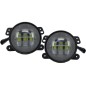 Fog Lights 4 Inch Full LED suitable for Jeep Wrangler JK TJ LJ (2007-2017)