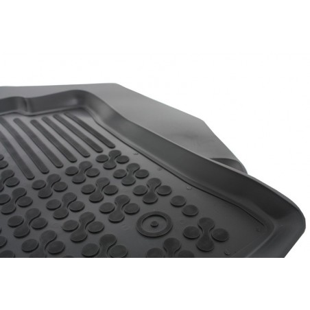Rubber Floor Mat Black Front suitable for Dacia Dokker Van (2012-2021)