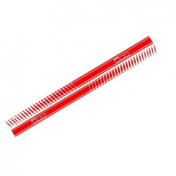 Side Decals Sticker Vinyl Red suitable for FIAT 500 (2007+)